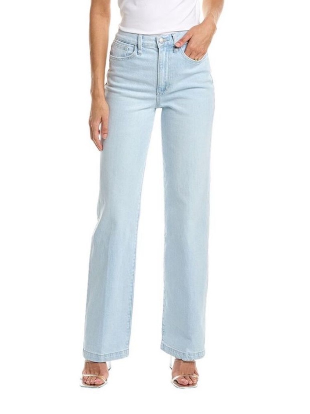 JOE'S Caryl Light Wash High-Rise Wide
Leg Blue Denim Jeans